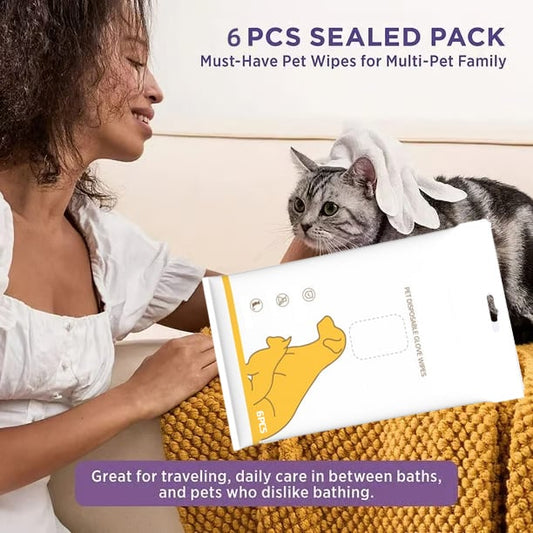 🔥 Gorąca wyprzedaż: 49% zniżki ✨ Rękawiczki i chusteczki dezodoryzujące dla zwierząt 🐶