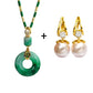 ✨Spokojna biżuteria z jadeitowym wisiorkiem