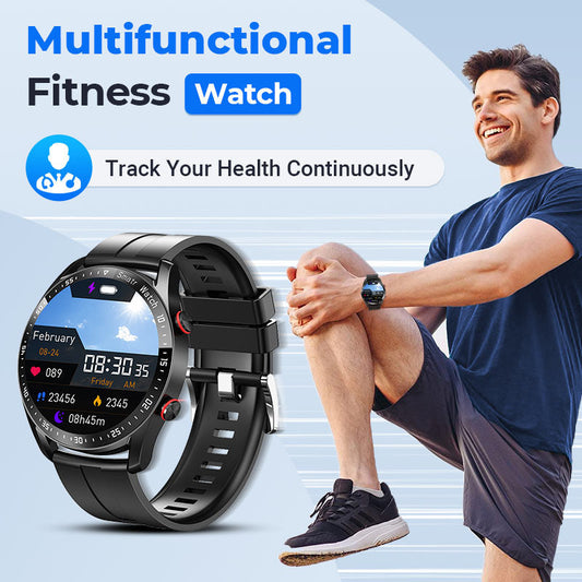 Nowy wielofunkcyjny smartwatch 【wykrywa stan zdrowia 👍】 ✨Obsługuje systemy IOS i Android ✨