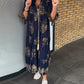 💖Luźna sukienka v-neck w stylu vintage
