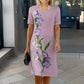 🌷👗Elegancka i luksusowa sukienka z kwiatowym nadrukiem