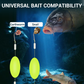 🎣⚡ Double-Hook Reverse Bottom Rig! Ulepszona wersja zwiększa szybkość zaczepiania o 50% - pożegnaj się z zaczepami! 🎣