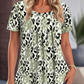✨Damska koszulka z krótkim rękawem z nadrukiem i okrągłym dekoltem