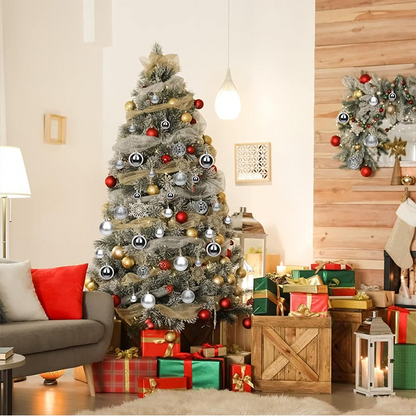 🎄Zestaw 101 ozdób choinkowych w kształcie bombek