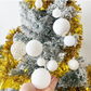 🎄Zestaw 101 ozdób choinkowych w kształcie bombek